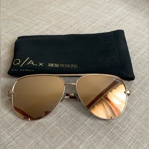Quay Australia x Desi Perkins High Key Sunglasses.